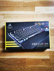 CORSAIR K65 RGB RAPIDFIRE Gaming-Tastatur, Detsch - Schwarz mechanische Tastatur