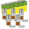 5x MANN-FILTER PF 1055/1 x ÖLFILTER MIT DICHTUNG FILTEREINSATZ 5-STÜCK!