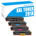 4x XXL Toner für HP 201X CF400X Color LaserJet Pro MFP M277DW M277N M274N M274DN