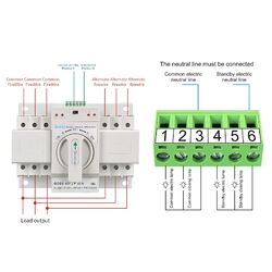 63A 3P Dual Netzteil Automatischer Umschalter Leistungschalter Transferschalter