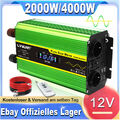 2000w 4000w Spannungswandler Reine Sinuswelle 12v 230v Campen Wechselrichter 