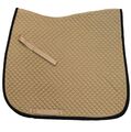 Busse Schabracke, beige-schwarz, Satteldecke, Saddle Pad, dünne Sattelunterlage