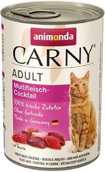 animonda ¦CARNY -  Adult Multifleisch-Cocktail - 6 x 400 g ¦ nasses Katzenfutter