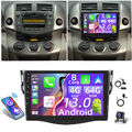 DAB+ Für Toyota RAV4 2007-2011 4G+64G Carplay Autoradio Android 13 GPS Navi Kam