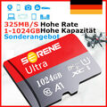 32GB 64GB 128GB 256GB 512GB 1024GB Ultra Micro SD SDXC Speicherkarte 325MB/s DE