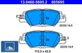 Ate 13.0460-5695.2 Bremsbelagsatz für Scheibenbremse Bremsbelagsatz für Mazda 