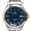 Omega Seamaster 120 Ref.2511.80 Datum Edelstahl Marineblau Silber Quarz