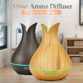 7 LED Licht Ultraschall Luftbefeuchter Aroma Diffuser Diffusor Humidifier 550ML 