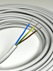 NYM-J Mantelleitung Elektrokabel , Kabel, Stromkabel, , Feuchtraumkabel3x1,5mm² ; 3x2,5mm² ; 5x1,5mm² ; 5x2,5mm²