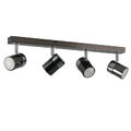 4 Wege Decken Strahler verstellbar Küchen Bar Spot Leuchte LED GU10 Leuchtmittel Lampe