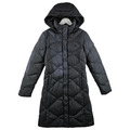 The North Face Damen Schwarz 550 Langer Gänsedaunen Puffer Mantel Größe XS