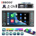 DAB+ Carplay Android 13 2+64G Autoradio GPS Cam Für VW Touareg Transporter V T5