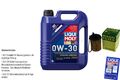 INSPEKTIONSKIT FILTER LIQUI MOLY ÖL 5L 0W-30 für Volvo V50 MW 1.6 D V40