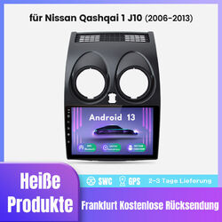 Android 13 Für Nissan Qashqai J10 2006-2013 Autoradio GPS Nav Carplay DAB+ 1+32G