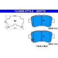 ATE Bremsbelagsatz, Scheibenbremse für SUZUKI 13.0460-5774.2