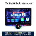 Carplay Android 13 Autoradio Für BMW 3er E46 1998-2006 GPS NAVI WIFI DAB+ 6+128G