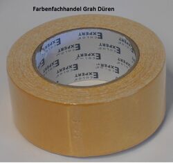 Teppich-Verlegeband GEWEBE 50 mm x 25 m, doppels.  Klebeband, hohe Klebekraft