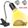 Schildkröten Wärmelampe Reptilien Terrarium Lampe 50W Wärmespotlampe E27 UVA+UVB