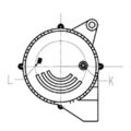 Lichtmaschine mit Freilaufriemenscheibe 116716 HC-Cargo für AUDI VW