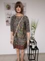 PORTRAY BERLIN by PETER HAHN - edles Viskose-Kleid Gr.46 im Leoprint-Design