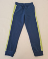 Jungen Jogginghose Sporthose Freizeithose blau grün weiß Gr. 116