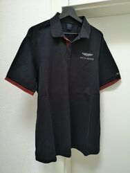 ASTON MARTIN Racing by HACKETT Herren Poloshirt  kurzarm Gr. XXL schwarz black