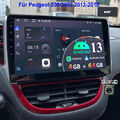 4+64G Carplay Android 13 Autoradio GPS DAB Für Peugeot 208/2008 2012-2018 Kamera