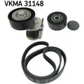 SKF VKMA 31148 Keilrippenriemensatz für VW AMAROK MULTIVAN T5 T6 TRANSPORTER T6