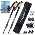 NORDMUT® Wanderstöcke Teleskop Alu | Nordic Walking Stöcke Damen und Herren |...