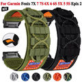 Für Garmin Fenix 3 HR 5 5X Plus 8 E 7 7X 6 6X Epix Pro Nylon Armband Quick Fit