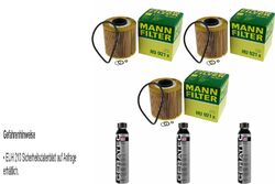 3x MANN-FILTER Ölfilter HU 921 x + 3x LIQUI MOLY Cera Tec 3721