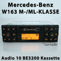 Original Mercedes W163 Radio Audio 10 BE3200 Becker M ML Autoradio Kassette RDS