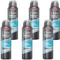 Deo Dove Men + Care  6 x 150ml Deospray Clean Comfort Deodorant Bodyspray