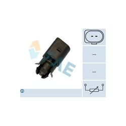 1x Sensor, Ansauglufttemperatur FAE 33515 passend für SEAT VW