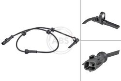 A.b.s. 30207 Sensor Raddrehzahl Vorne Rechts für Renault Megane III 2008-2016