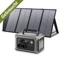 ALLPOWERS Powerstation 600W Solargenerator mit 140W Solarpanel Faltbares