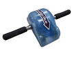 Bauchmuskeltrainer Bauchwegroller Ab Slider blau mit abnehmbaren Griffen