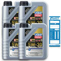 4x 1 Liter Liqui Moly Motorenöl Motoröl Special Tec F 5W-30 4 L Oil Öl Oel 3852