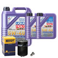 Motoröl 5W40 LIQUI MOLY Leichtlauf High Tech 7L+HENGST Ölfilter+Ölablassschraube