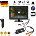 Auto Rückfahrkamera mit 5" LCD Monitor LKW Bus Wasserdicht Rückseiten Kamera DHL