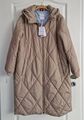 Tommy Hilfiger Damen Steppmantel Mantel Jacke Kaputze Gr: L NEU