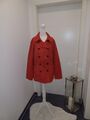 Neu Fuchs Schmitt Mantel Caban Jacke 38 40 Rot Trenchcoat Übergang Top Zustand