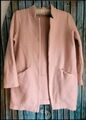 Mantel Jacke Blazer Longblazer Wolloptik rosa gut erhalten Gr M 38 40 ❤️