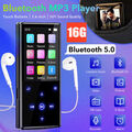 Bluetooth MP3 MP4 Player LCD Display HiFi Bass Musik Spieler FM Radio Audio DE