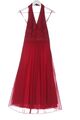 ZERO Neckholderkleid Damen Gr. DE 36 rot Elegant