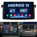 128GB Android 13 Autoradio Apple Carplay DSP GPS Navi Für BMW 3er E46 1998-2006