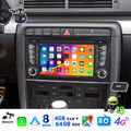 7" Autoradio Für Audi A4 8E 8H B6 B7 2000-2009 Android12 GPS Navi BT kam+ 4+64G