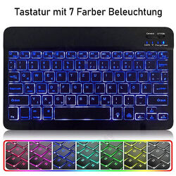 Für Samsung Galaxy Tab S9 FE S8 S7 A9+ Universal Hülle QWERTZ Tastatur Maus DE