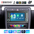 Für Audi A4 S4 RS4 B6 B7 B8 SEAT EXEO Android 13 4+64G Autoradio GPS Nav Carplay