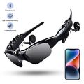 Bluetooth Sonnenbrille HeadSet Mikrofon Sportbrille Kopfhörer Stereo Handfree